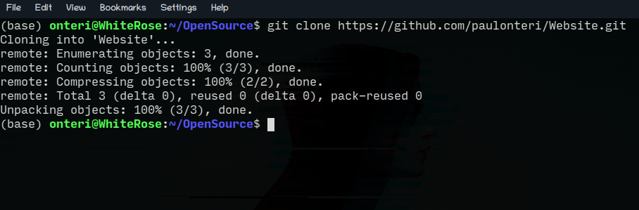 git clone