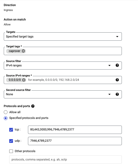 Configure Firewall